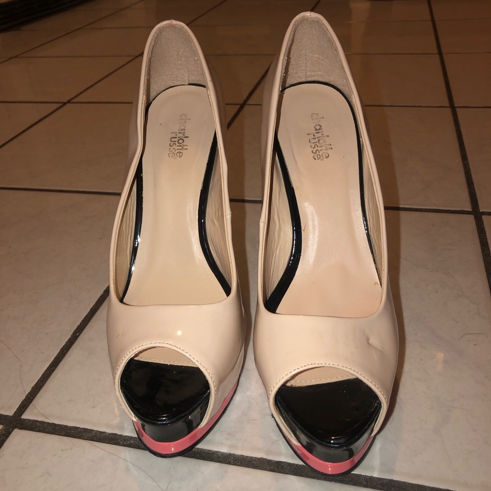 Multicolor high heels